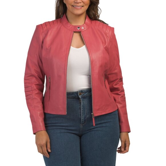 BOD & CHRISTENSEN Autumn Rose Dasha Leather Jacket